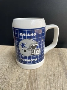 Vintage Dallas Cowboys Ceramic Mug Beer Stein Licensed by NFL - Picture 1 of 6