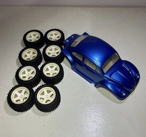 Rc Vintage Truck Acme Racing Mini Nitro 1/16 Truggy Proline Bug Body &wheels - Picture 1 of 24