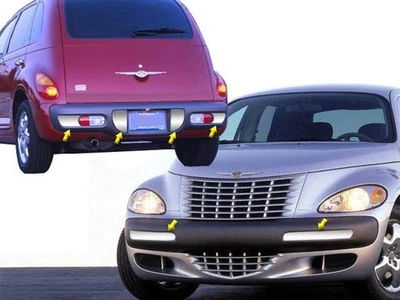 Inserto de parachoques pulido para Chrysler PT Cruiser Hatchback 2001-2005 [6 piezas] Foto 1 de 3
