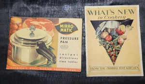 1958 MIRRO-MATIC PRESSURE PAN & 1929 MIRRO TEST KITCHEN-RECIPIES DIRECTIONS - Bild 1 von 7