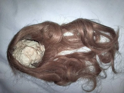 Poupée Ancienne Perruque Pour BLEUETTE T2 - Photo 1/4