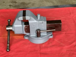 Vintage Columbian Bench Vise 403-1/2 Swivel Jaw 3-1/2" Swivel Base USA Made - Picture 1 of 17