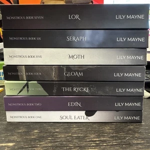 Lily Mayne Monstrous Full Series 1-7 Paperback Free Shipping - Picture 1 of 3