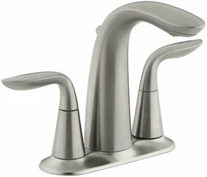 Kohler K-5316-4-BN Refinia Centerset Lavatory Faucet Brushed Nickel - Picture 1 of 2
