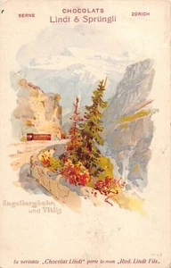 Schweiz - ENGELBERG (OW) Werbekarte Lindt & Sprüngli - Engelbergbahn - Verlag Vo - Imagen 1 de 2