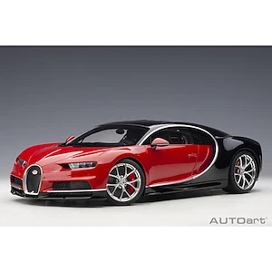 Minicar PSL Auto art 1/12 Bugatti Shillong 2017 (rojo/negro) Foto 1 de 4