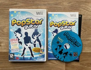 Guitarra Popstar (Solo Juego) Juego Nintendo Wii PAL, con MANUAL - Imagen 1 de 1