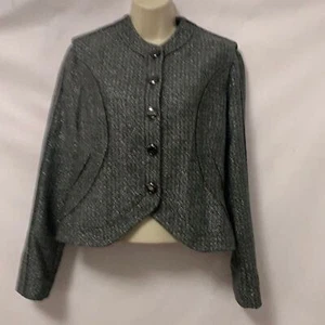 ETCETERA SILVER & BLACK BLAZER SIZE‎ 6 - Picture 1 of 6