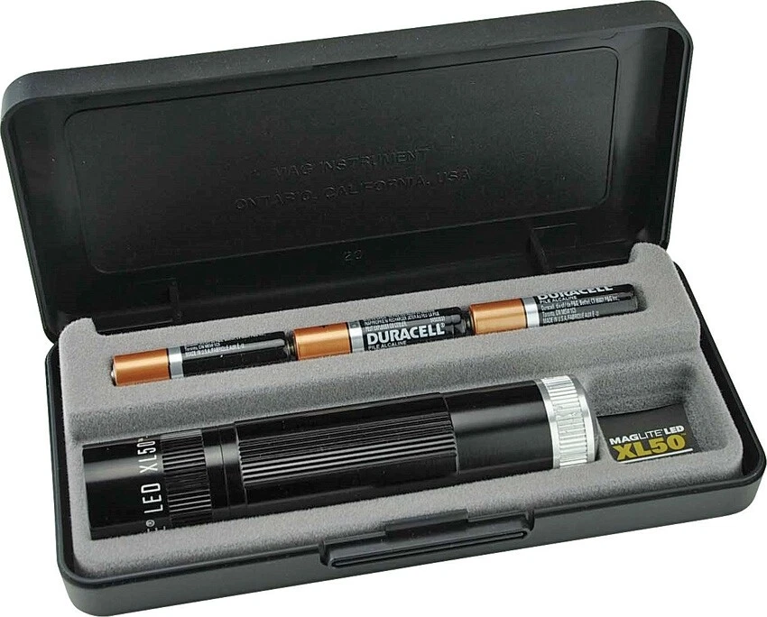 Mag Light Led Flashlight Maglite XL200 LED Flashlight - 3 AAA Battery ...
