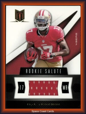 2012 Panini Momentum AJ Jenkins #90 Rookie Salute Jersey Card /375 - Image 1 of 2