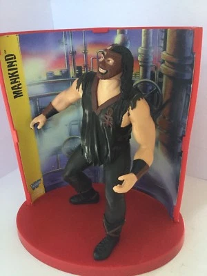 Figura de la humanidad WWF 1997 con base/fondo, JAKKS/Titan Sports Foto 1 de 4
