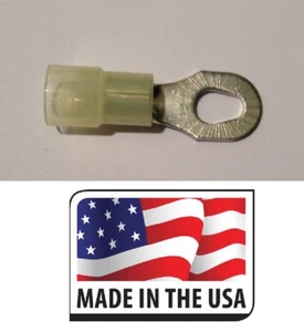 (100) 12-10 STÄRKE MULTI STUD RING NYLON TERMINAL #6-#8 ~ #10 Hergestellt in den USA - Bild 1 von 1
