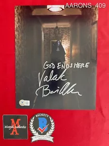 Bonnie Aarons The Nun signed 8x10 photo Valak The Conjuring Beckett COA - Picture 1 of 6