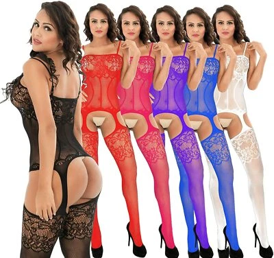 ☆USA☆ Sexy Mujeres Tanga de Encaje Tanga Panty Lencería Ropa Interior Entrepierna Red Foto 1 de 4