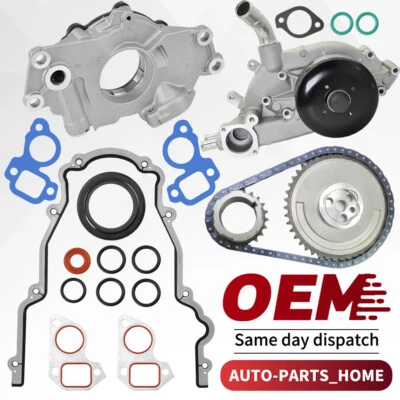 Water Pump Kits For Chevrolet Silverado Tahoe GMC Sierra Cadillac 4.8L 5.3L 6.0L - Image 1 of 4