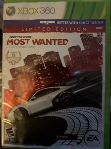 Need for Speed: Most Wanted Limited Edition (Microsoft Xbox 360, 2012) No Manual - Picture 1 of 1