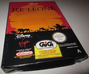 IL RE LEONE-NINTENDO NES-PAL-A-GIG-ITALIA-BOXATO-COMPLETO-OTTIMO-RARO-COLLEZIONE - Picture 1 of 10