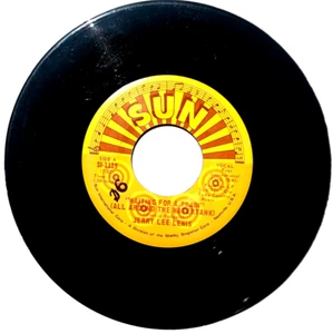 JERRY LEE LEWIS - Waiting For A Train/Big Legged Woman- Vinyl 45rpm SUN SI-1119 - Imagen 1 de 4