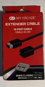 My Arcade Extender Cable 10 Foot Cable For SNES Classic Edition or Wii/ U NEW - Picture 1 of 2