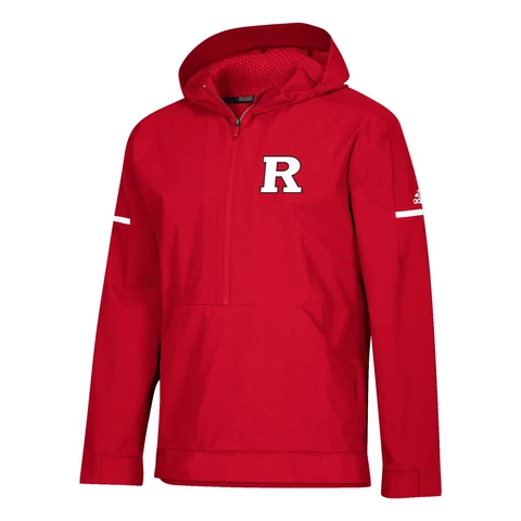 Rutgers Scarlet Knights NCAA Men's 2018 Sideline Red Squad Woven Anorak Jacket Cover