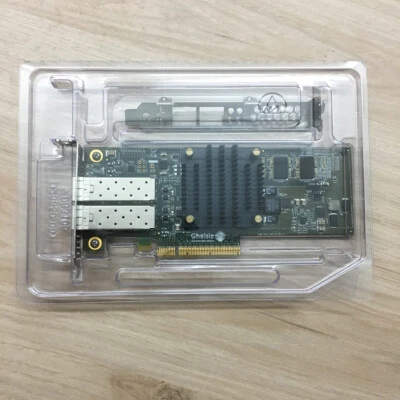 Chelsio T520 CR T520-CR 10GbE 2-Port PCIe Unified Wire Adapter Card 110-1160-50 - Image 1 of 4