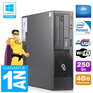 PC Fujitsu Esprimo E500 E85+ SFF Intel G640 RAM 4Go Scheibe 250 GB Wifi W7 - Bild 1 von 1