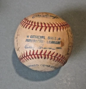 1987 Baltimore Orioles Team Signed OAL Baseball Scott McGregor Don Aase 10 Sigs - Picture 1 of 5
