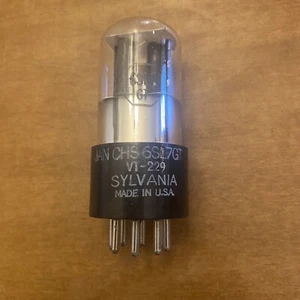 Sylvania JAN CHS 6SL7 GT VT-229 Vacuum Tube - Picture 1 of 4