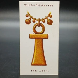 1923 Lucky Charms THE ANKH Antique Will's Tobacco Cigarette Card - Picture 1 of 2