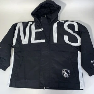 Nike Ambush NBA Collection Brooklyn Nets Logo Black Jacket Size Small S - Picture 1 of 17