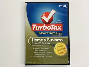 TurboTax 2010 Home & Business Federal & State Returns Plus E-File (Win/Mac) LN - Afbeelding 1 van 5
