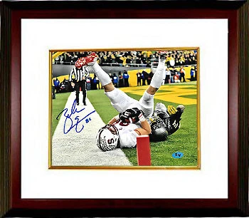 Zach Ertz signed Stanford Cardinal 8x10 Photo #86 Custom Framed (TD Catch) - Image 1 of 1