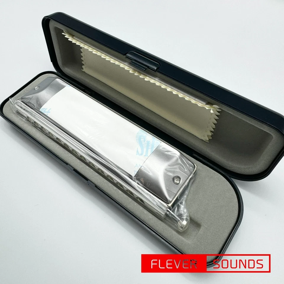 Suzuki Sirius S-56S Chromatic Harmonica 14 Holes 56 Sound w/Plastic Case - Image 1 of 4