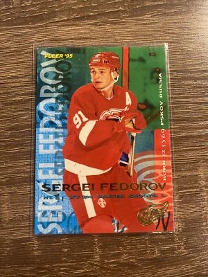 1994-95 Fleer Red Wings Hockey Card #59 Sergei Fedorov - Image 1 of 2