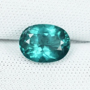 1.87 ct GORGEOUS DEEP BLUE GREEN - NATURAL APATITE Oval See Vdo 5182 RC - Picture 1 of 2