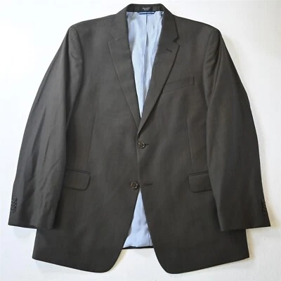 Tommy Hilfiger 44R Verde Oliva 100% Lana Piel de Tiburón Hombres Blazer Chaqueta Abrigo Deportivo Foto 1 de 4