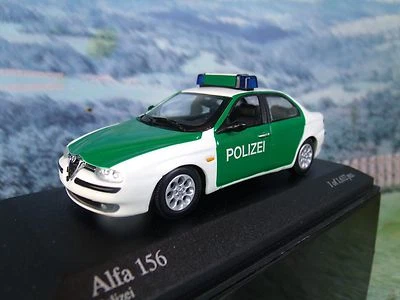 1/43 Minichamps   Alfa 156 Police 1997  1 of 1632 - Image 1 of 3
