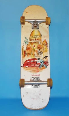 Monopatín Krooked Mark Gonzales con ruedas Spitfire para camiones independientes Foto 1 de 4