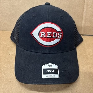 Baseballmütze Kappe Cincinnati Reds Erwachsene Unisex Einheitsgröße verstellbar schwarz - Bild 1 von 4