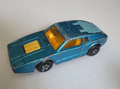 Vintage Lesney Matchbox Superfast No.65 Saab Sonett 3 Blue England - Image 1 of 4
