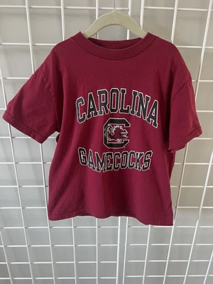South Carolina Gamecocks T-shirt Youth Small 6/7 Cotton Red Champion  - Image 1 of 4