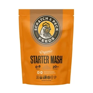 Scratch and Peck Whole Grain Starter Mash for Baby Chicks and Ducklings - 10 ... - Afbeelding 1 van 6