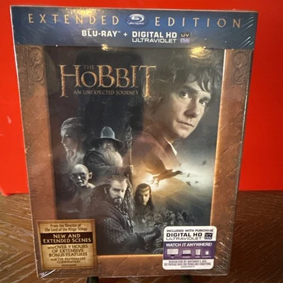 NEW The Hobbit: an Unexpected Journey (Extended Edition) (Blu-ray) Free Shipping - Image 1 of 3