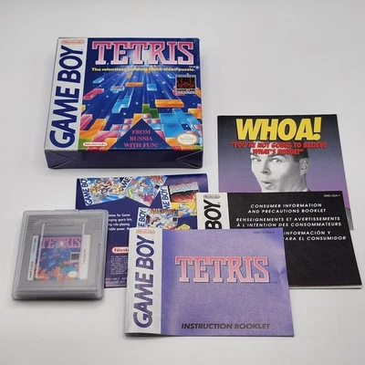 Tetris Original Nintendo Gameboy Authentic Box Manual Complete Near Mint - Image 1 of 4