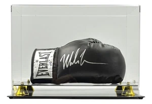 Mike Tyson Signed Black Everlast Right Hand Boxing Glove JSA QR Hologram w/ Case - Picture 1 of 2