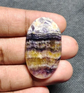 Piedras preciosas sueltas de fluorita natural Tiffany para joyería 43 quilates ME-13973 - Imagen 1 de 9