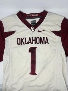 Maglia calcio Oklahoma Sooners 47 dritta Nike crema marrone (S) - Foto 1 di 8