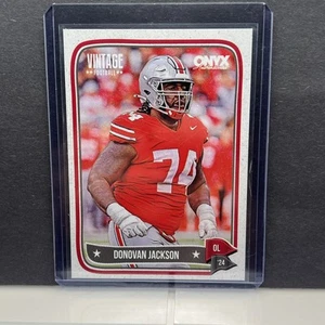 Fútbol americano vintage 2024 ONYX Donovan Jackson #OVDOJA Ohio State Buckeyes OL b - Imagen 1 de 11