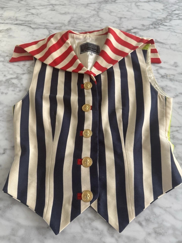 Gianni Versace Vintage Vest Made In Italy - Image 1 of 4