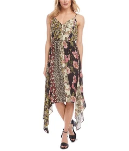 Karen Kane Womens Mixed-Print Cami Slip Dress, Multicoloured, Small - Picture 1 of 1